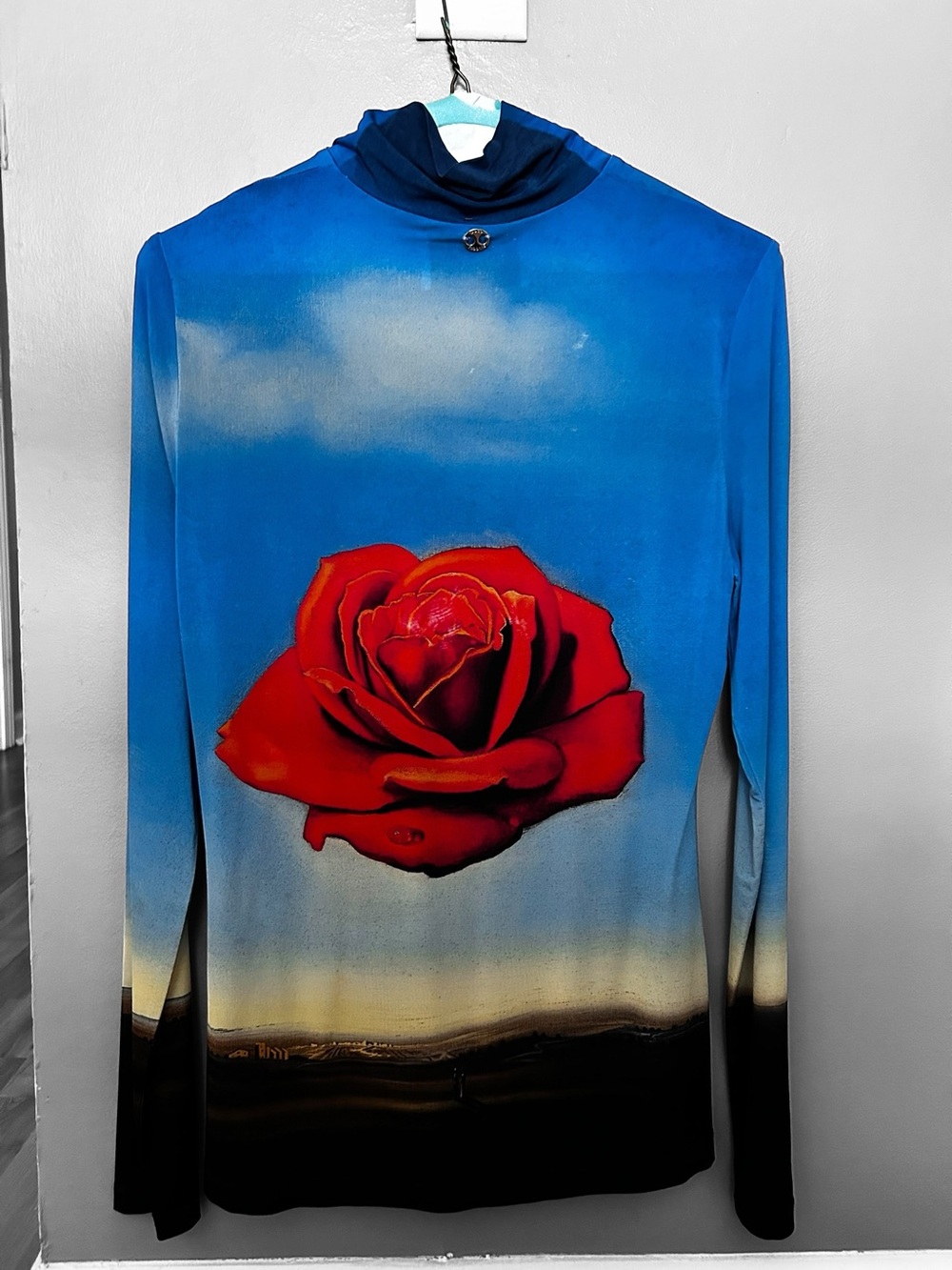 Paco Rabanne Haut Floral Top Size 42 US 10 - Picture 3 of 8